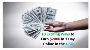 How do I make money online in USA?